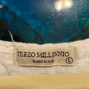 ItalianWhite linen dress size L